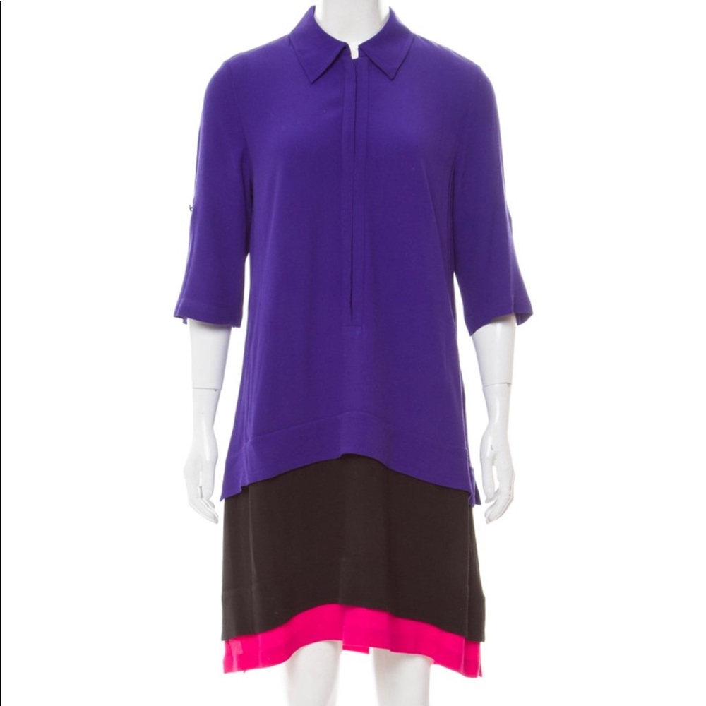 DVF Colorblock Dress